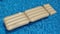 88" Inflatable Beige Adjustable Flip-Top Swimming Pool Lounger Raft